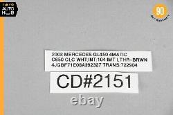 07-12 Mercedes X164 GL450 GL350 GL550 Rear View Backup Back Up Camera OEM