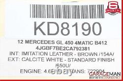 07-12 Mercedes X164 GL450 GL350 ML350 ML63 Rear View Backup Back Up Camera OEM