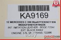 08-15 Mercedes W204 C350 C300 C250 Rear View Backup Back Up Camera OEM