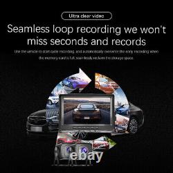 1080P 9 Car Truck LCD Monitor withRear View Backup Reverse Camera Loop Recording