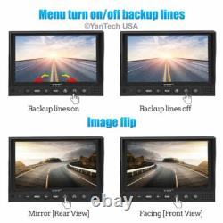 1080P Digital Wireless 7 Rear View Backup Camera Monitor RV Trailer Truck Bus