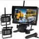 1080P Wireless Dual Rear View Backup Camera with 7 LCD Monitor for Truck Caravan