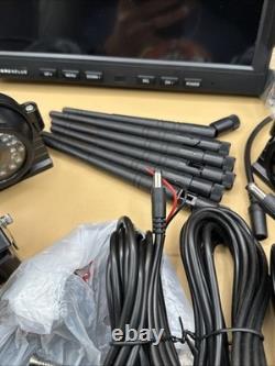 10 1080P Wireless Backup Camera System Rear Side View Cameras DVR Waterproof