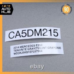 10-17 Mercedes W207 E350 CLS550 Parking Rear View Backup Back Up Camera OEM