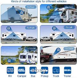 10.1 DVR Monitor 4CH Vehicle Rear view Backup Camera for Truck Trailer Caravan