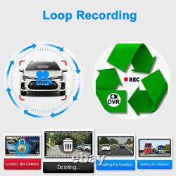 10.1 DVR Monitor BSD AI 1080P Front Rear View Camera Backup For Rv Truck Camper