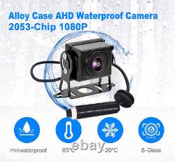10.1 DVR Monitor BSD AI 1080P Front Rear View Camera Backup For Rv Truck Camper