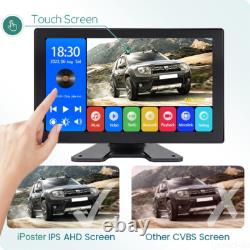 10.1 DVR Quad Monitor Bluetooth 4x Rear View Backup Camera For Motorhome Truck