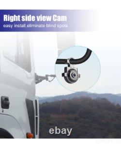 10.1 DVR Quad Monitor Bluetooth 4x Rear View Backup Camera For Motorhome Truck