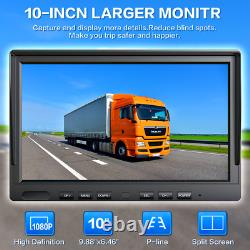 10.1 Digital Wireless Backup Camera DVR Monitor Rear View Record For Truck RV