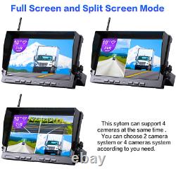 10.1 Digital Wireless Backup Camera DVR Monitor Rear View Record For Truck RV