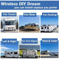 10.1 Digital Wireless DVR Monitor 1080P Backup Rear Side View Camera Truck RV