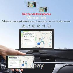 10.1 IPS Touch Screen DVR Record Monitor Backup Camera System for Car Truck Bus