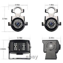 10.1 IPS Touch Screen DVR Record Monitor Backup Camera System for Car Truck Bus