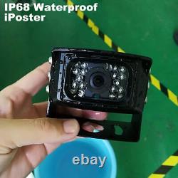 10.1 IPS Touch Screen DVR Record Monitor Backup Camera System for Car Truck Bus