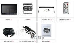 10.1'' Quad Monitor Car Rear Front View Backup Camera Kit Fit Bus Truck Reverse