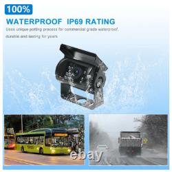 10.1'' Quad Monitor Car Rear View Backup CCD Camera Kit for Bus Truck Reversing
