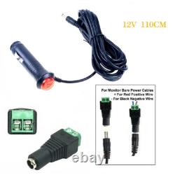 10.1 Quad Monitor Splitscreen IR CCD Backup Rear View Camera for Truck Bus Car