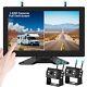 10.1 Wireless Backup Camera System 1080P AHD Rear Side View Cameras with Tou
