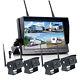10.1 Wireless Monitor DVR 1080P Backup Camera Truck 360 Side Rear View System