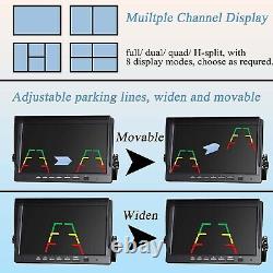 10.1 Wireless Monitor DVR 1080P Backup Camera Truck 360 Side Rear View System