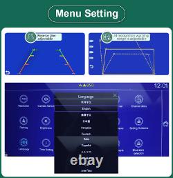 10.36Touchable Quad Monitor 1080P Backup Camera Android Auto Mirror-Link FM DVR