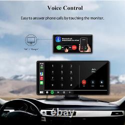 10.36Touchable Quad Monitor 1080P Backup Camera Android Auto Mirror-Link FM DVR