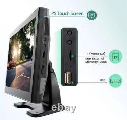 10.36 4CH CAMERA quad-screen DVR Rearview backup cameras truck RV Bus trailer