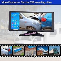 10.36 4K DVR Monitor System 4x HD 1080P Front Side Rear View Backup Camera Kit