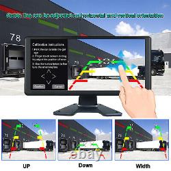 10.36 4k Monitor 1080P Backup Camera For Truck RV Front Rear View No Blind Spot