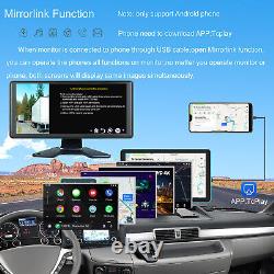 10.36 4k Monitor 1080P Backup Camera For Truck RV Front Rear View No Blind Spot