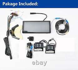 10.36 4k Monitor 1080P Backup Camera For Truck RV Front Rear View No Blind Spot