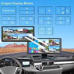 10.36 4k Monitor 1080P Backup Camera Front Rear Left Right for 360 View Reverse
