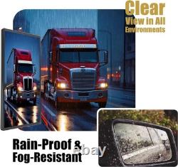 10.36 Electronic Side Rear View Mirror BSD DVR Backup Camera Side Blind Areas