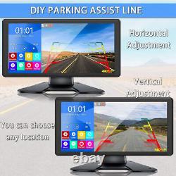 10.36 Inch DVR Monitor AHD Car Rear/Side View Backup Camera with2 BSD AI Detection