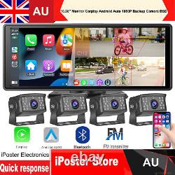10.36 Monitor Carplay Android Auto BSD Rear View Reversing 1080P Backup Camera