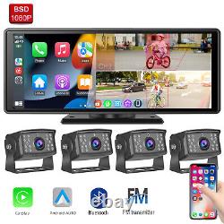 10.36 Monitor Carplay Android Auto BSD Rear View Reversing 1080P Backup Camera