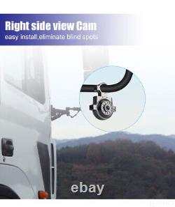 10.36 Quad Monitor DVR Dash Cam Rear View Backup Cameras Truck Semi Trailer RV