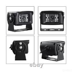 10.36 Quad Monitor DVR Dash Cam Rear View Backup Cameras Truck Semi Trailer RV