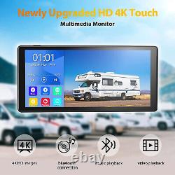 10.36 Quad Monitor DVR Dash Cam Rear View Backup Cameras Truck Semi Trailer RV
