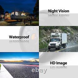 10.36 Quad Monitor DVR Dash Cam Rear View Backup Cameras Truck Semi Trailer RV