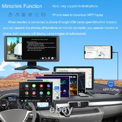 10.36 Quad Split Touchscreen IPS Monitor DVR Reversing Backup Rear View Camera