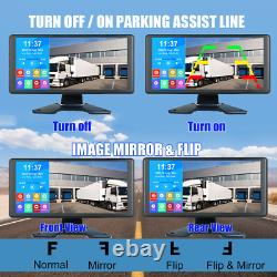 10.36 Quad Split Touchscreen IPS Monitor DVR Reversing Backup Rear View Camera