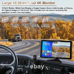 10.36'' Touch Screen DVR Monitor BT Rear View Backup Camera for VW Crafter Van
