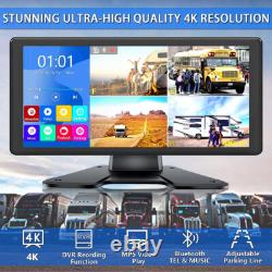 10.36 Touch Screen Monitor DVR 360 1080P Backup Front Rear Side View Cameras Rv
