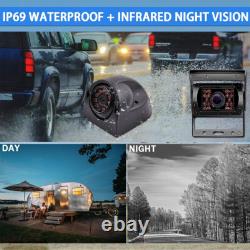 10.36 Touch Screen Monitor DVR 360 1080P Backup Front Rear Side View Cameras Rv
