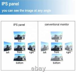 10.36 Touch Screen Monitor DVR 360 1080P Backup Front Rear Side View Cameras Rv