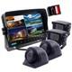 10 Monitor Vehicle CCTV, DVR AHD 1080P Rear View Backup Camera System FOR Truck