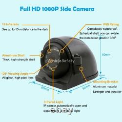 10 Monitor Vehicle CCTV, DVR AHD 1080P Rear View Backup Camera System FOR Truck
