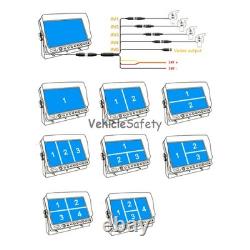 10 Monitor Vehicle CCTV, DVR AHD 1080P Rear View Backup Camera System FOR Truck